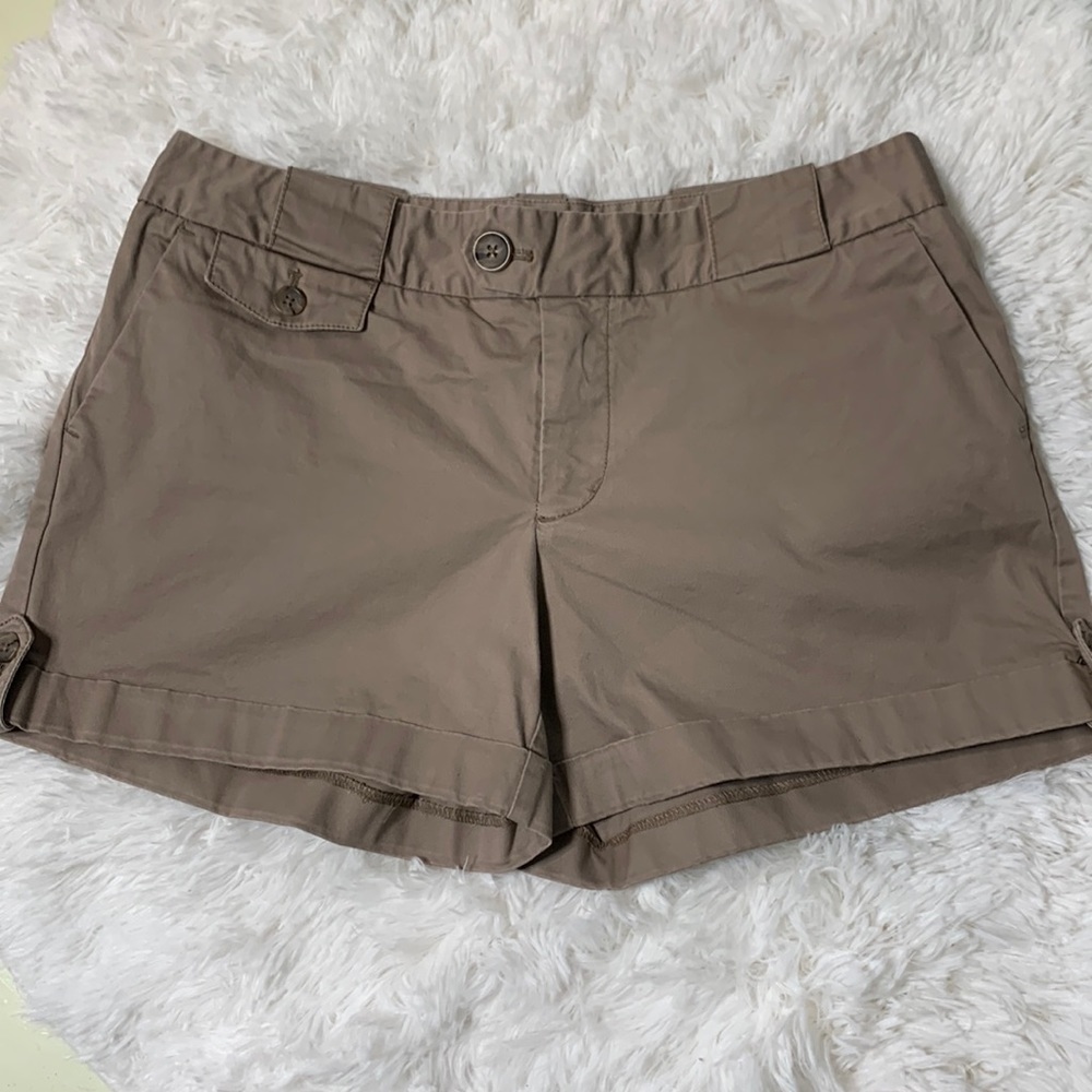 Banana Republic Factory Mid Rise Khaki Shorts